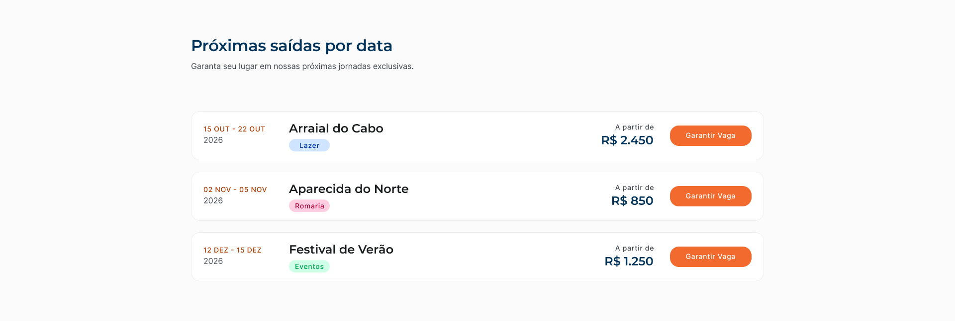 Continuação do projeto Puffinus Turismo