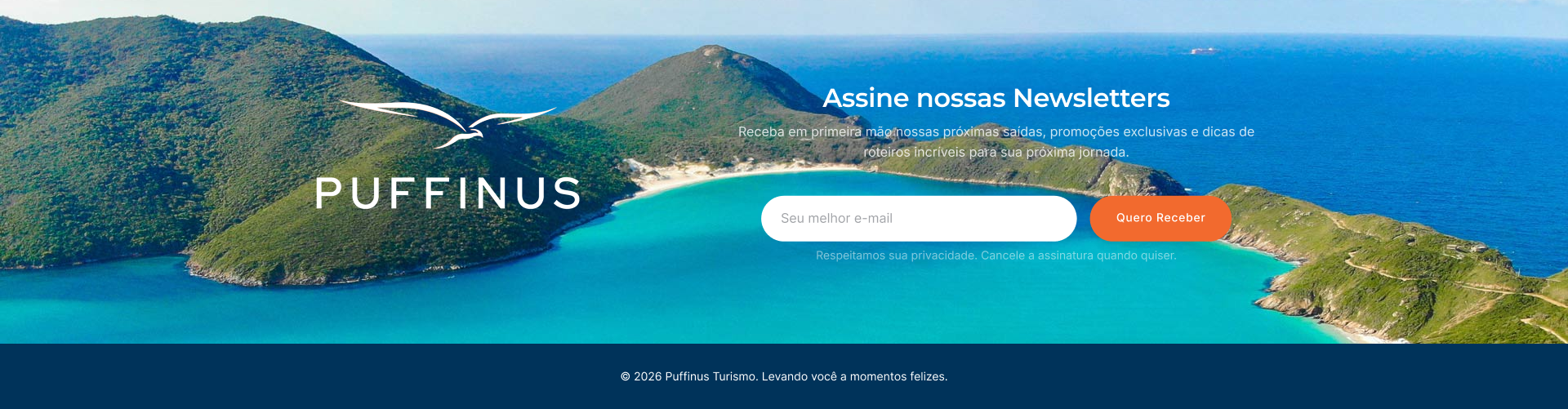 Continuação do projeto Puffinus Turismo